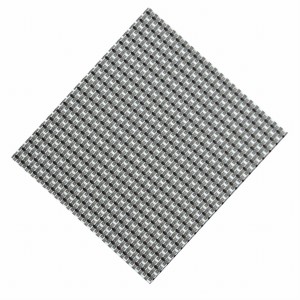 Próbka materiału Mata Technorattan NELLY Szary